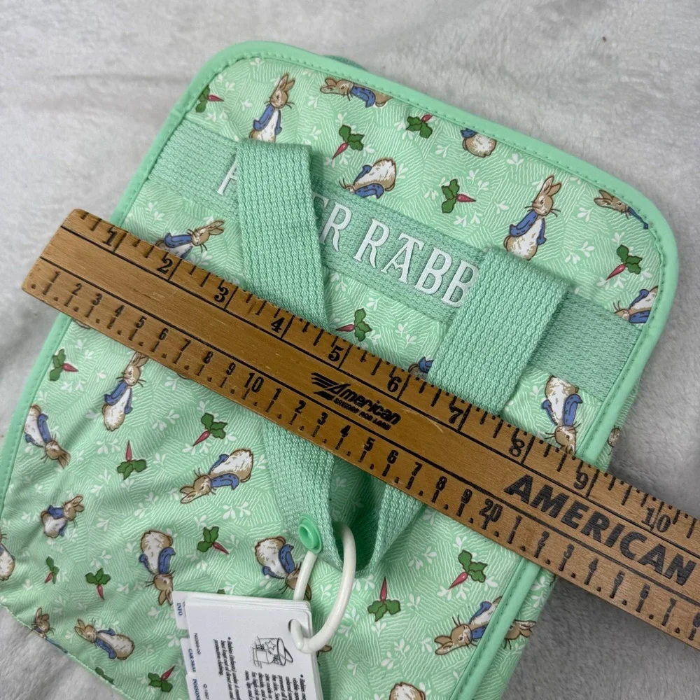 Vintage 1997 Enfamil Peter Rabbit Insulated Bag Green Beatrix Potter Tag